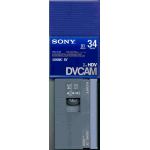 SONY LARGE DVCAM  34 MIN NO MEMORY CHIP - VIDEO TAPE SUPPLIES (DVM34MNC)