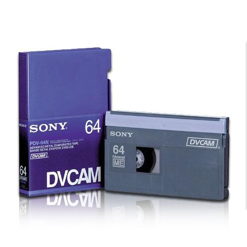    SONY LARGE DVCAM  64 MIN NO MEMORY CHIP - SONY DVCAM VIDEO TAPE SUPPLIES, AND VIDEO COPYING
