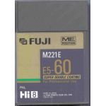 FUJI HI-8 60 MIN M221(MEP) SOUND RECORDING AND VIDEO TAPE SUPPLIES