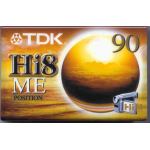 TDK E5-90HE HI-8 (ME) VIDEO TAPE SUPPLY
