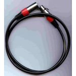 XLR 4PIN-M TO XLR 4PIN-F DC CABLE 1 METRE - CABLES
