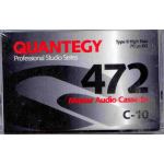 QUANTEGY C-10 HIGH BIAS (Type II Chrome) AUDIO CASSETTE