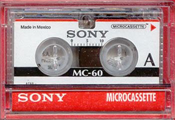 SONY MICRO MC60 AUDIO CASSETTE. SOLD SINGLY. ANSWERPHONE & DICTATION. code:MC-60B