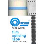 FILM SPLICING TAPE 35M WHITE DOUBLE PERFORATED. code: PRO SPLICE P962 WHITE