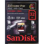 SANDISK EXTREME PRO SDHC UHS-I 300X 32GB FULL HD CARD : SDSDXPI-032G-X46