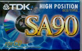 TDK SA C-90 CHROME AUDIO CASSETTE - SOUND RECORDING
