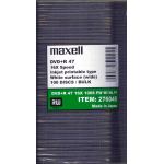 MAXELL  DVD +R 4.7GB WIDE WHITE INKJET PRINTABLE 16x IN 100 BULK PACK. code: 276045.00