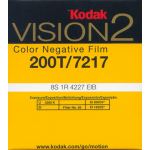   KODAK VISION 2 SUPER8 7217 50ft  200 ASA 200 TUNGSTEN. code: KODAK 7217