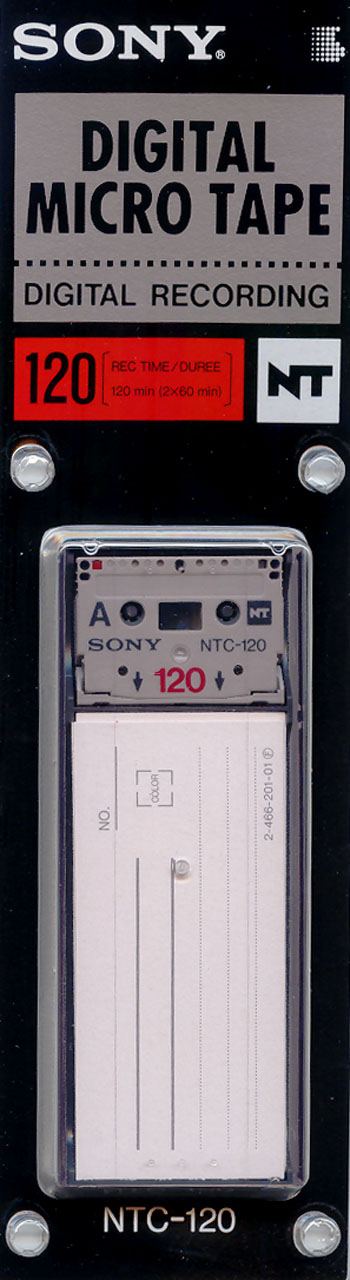 SONY NTC-120 DIGITAL MICRO CASSETTE.  SECURITY SUPPLIES. code: NTC-120