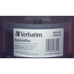VERBATIM BLU RAY DUAL LAYER, 50GB, 6x, WIDE THERMAL PRINTABLE. 25 PACK SPINDLE. code 43750