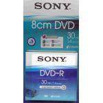 SONY 3 PACK OF 8cm 30MIN DVD 1.4GB