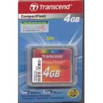 TRANSCEND COMPACT FLASH 4GB 133x CARD. 12 MINUTES FULL HD 814 PHOTOS @10MP