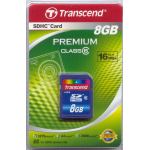 TRANSCEND 8GB SDHC CARD. CLASS 6 UP TO 16MB/s.