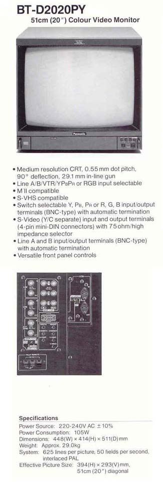 PANASONIC 20