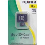 FUJI SDHC MICRO 8GB WITH SD ADAPTOR: P10D903013A