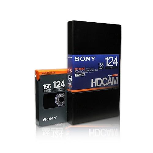 SONY LARGE 124 MIN HDCAM TAPE 124@60i, 155@24PsF. code: BCT-124HDL