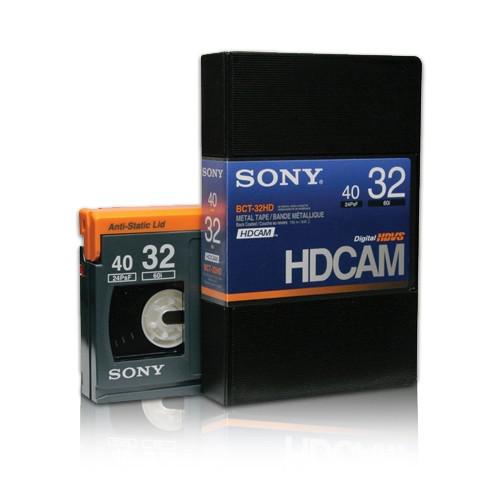 SONY 32 MIN HDCAM TAPE - PROFESSIONAL HDCAM VIDEO TAPE SUPPLIES