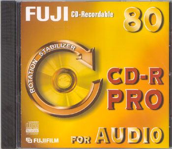 FUJI AUDIO CDR 80 MIN PROFESSIONAL - COMPUTER, AUDIO, CD & DVD SUPPLIES