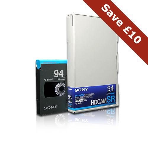 SONY 94 MIN LARGE HDCAM SR TAPE 60i TELEFILE