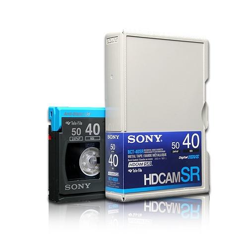 SONY 40 MIN SMALL HDCAM SR TAPE 60i TELEFILE HDCAM SR. code: BCT-40SR
