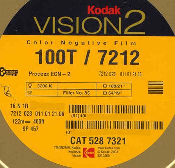  KODAK 16MM 7212 400' ROLL SUPER 16 - PROFESSIONAL CAMERA & MOTION PICTURE SUPPLIES