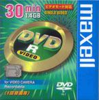 MAXELL 1.4GB 30 MIN -R RECORDABLE DVD IN CADDY FOR USE IN CAMCORDERS - DR30.1P