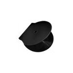 CShell CD/DVD Case in solid black. clamshell cd /dvd supplies