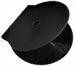 C-Shell CD/DVD Case in solid black. cd /dvd supplies