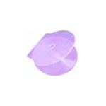 CShell CD/DVD Case in violet transparent  clamshell cd/dvd supplies