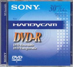 SONY 1.4GB 30 MIN DMR30 recordable, write once, single sided DVD disc for handycams COMPUTER, CD & DVD SUPPLIES