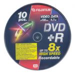 FUJI DVD+R 4.7GB 10 PACK SPINDLE - COMPUTER, CD & DVD SUPPLIES