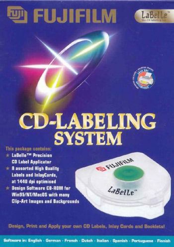 FUJI LA BELLE CD LABELLING KIT COMPUTER CD/DVD SUPPLIES