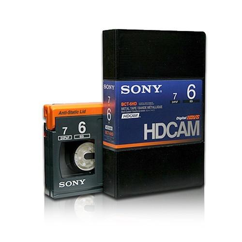 SONY  6 MIN HDCAM TAPE - HDCAM VIDEO TAPE SUPPLIES