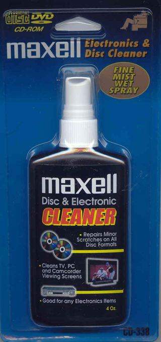 MAXELL ELECTRONICS AND DISC CLEANER SPRAY COMPUTER CD/DVD SUPPLIES