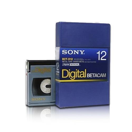  SONY   12 MIN SMALL DIGITAL BETACAM TAPE. code: BCT-D12