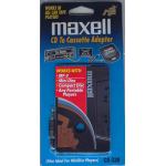 MAXELL ADAPTOR TO PLAY FROM CD OR MD PLAYER WITH STEREO MINI JACK OUT INTO STANDARD CASSETTE PLAYER - CD 330 COMPUTER CD/DVD SUPPLIES