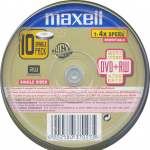 MAXELL DVD47PLUSRW 4.7GB REWRITABLE 1-4 SPEED 10 PACK - COMPUTER, CD & DVD SUPPLIES