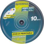 FUJI DVD-R 4.7GB INKJET PRINTABLE UP TO 8X IN 10 PACK CAKEBOX - COMPUTER, CD & DVD SUPPLIES