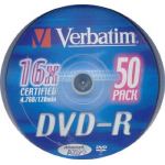 VERBATIM DVD-R 4.7GB 16X 50 PACK - COMPUTER, CD & DVD SUPPLIES
