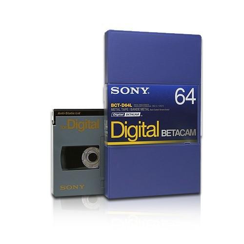  SONY  64 MIN  LARGE DIGITAL BETACAM TAPE