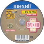 MAXELL DVD47PLUSRW+RW 4.7GB REWRITABLE 1-4X IN 25 PACK - COMPUTER, CD & DVD SUPPLIES