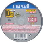 MAXELL DVD-RW 4.7GB REWRITABLE 2.4X 10 IN CAKEBOX - COMPUTER, CD & DVD SUPPLIES