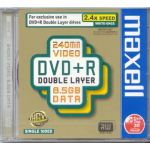 MAXELL 8.5GB 2.4X DUAL LAYER IN JEWELLED CASE - COMPUTER, CD & DVD SUPPLIES