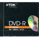 TDK DVD-R 4.7GB 16X IN JEWEL CASE - COMPUTER, CD & DVD SUPPLIES