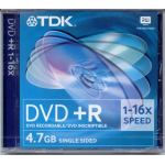 TDK DVD+R 4.7GB 1-16X IN JEWEL CASE - COMPUTER, CD & DVD SUPPLIES