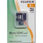 FUJI SDHC MICRO 8GB WITH 2 ADAPTORS (Mini SD & SD)