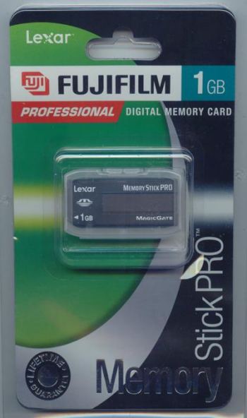 FUJI MEMORY STICK 1GB PRO N076910A FOR PHOTOGRAPHIC USE