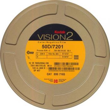  KODAK 16MM VISION2 50D 400' PROFESSIONAL MOTION PICTURE PHOTOGRAPHIC