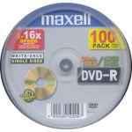 MAXELL DVD-R 4.7GB 1-16X IN 100 CAKEBOX - COMPUTER, CD & DVD SUPPLIES