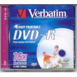 VERBATIM DVD-R 4.7GB 16X PHOTO INKJET PRINTABLE (Printable full surface) GLOSSY 43567